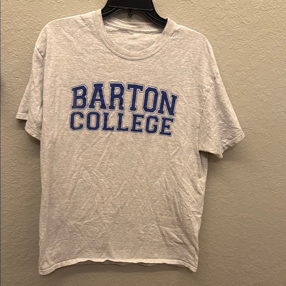 White and Blue Short Sleeve Tee